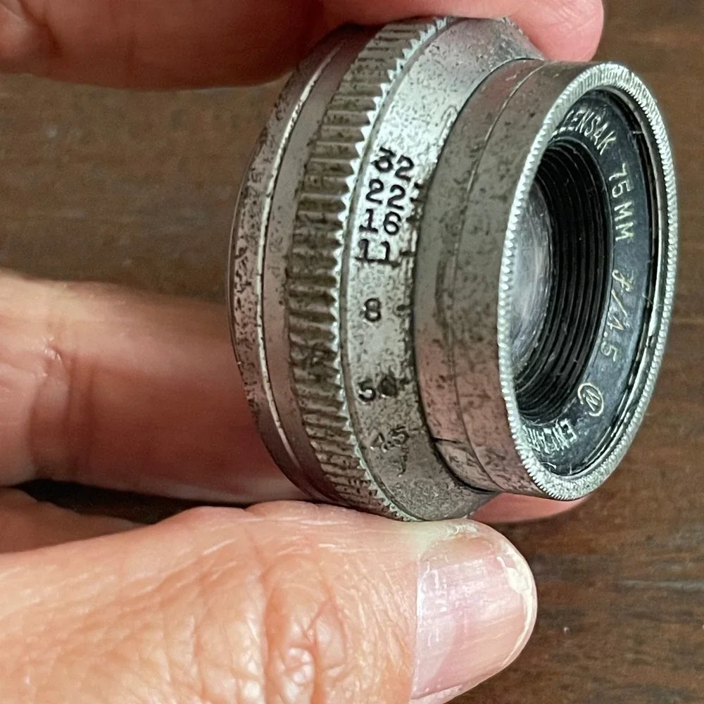 Vintage Wollensak Enlarging Raptar Lens 75mm f/4.5